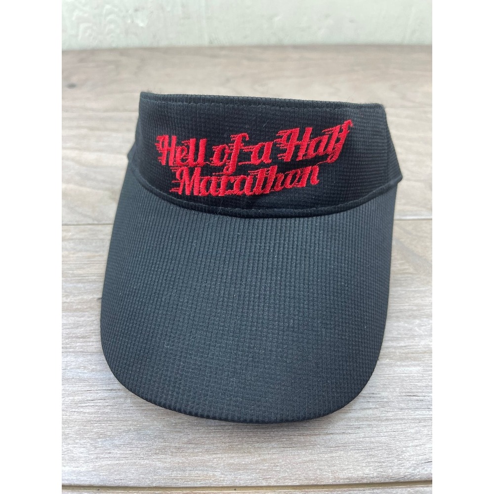 Sole Soul Hell of a Half Marathon Visor Men's Black Red